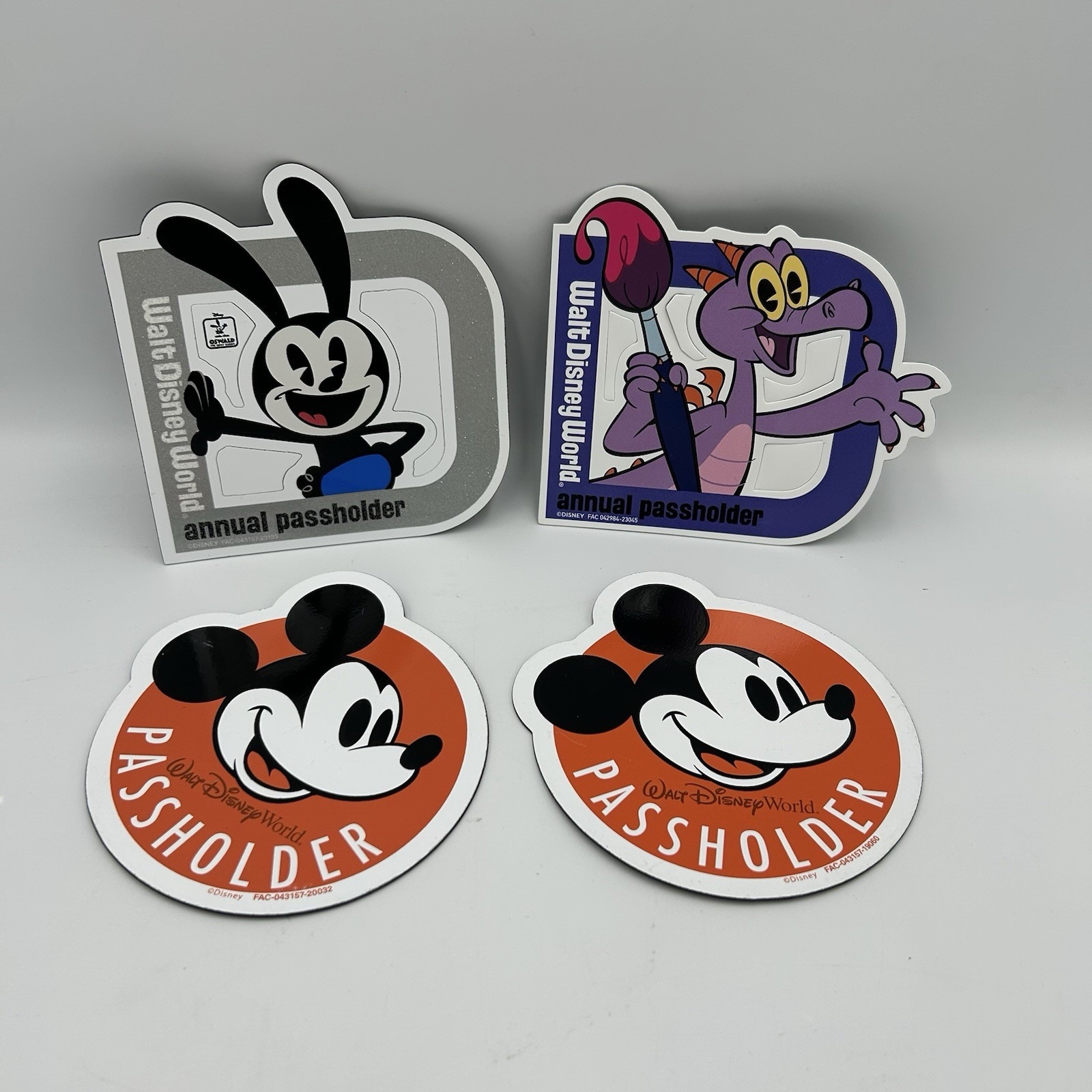 Disney Passholder Magnet Lot Of 4 Magnets