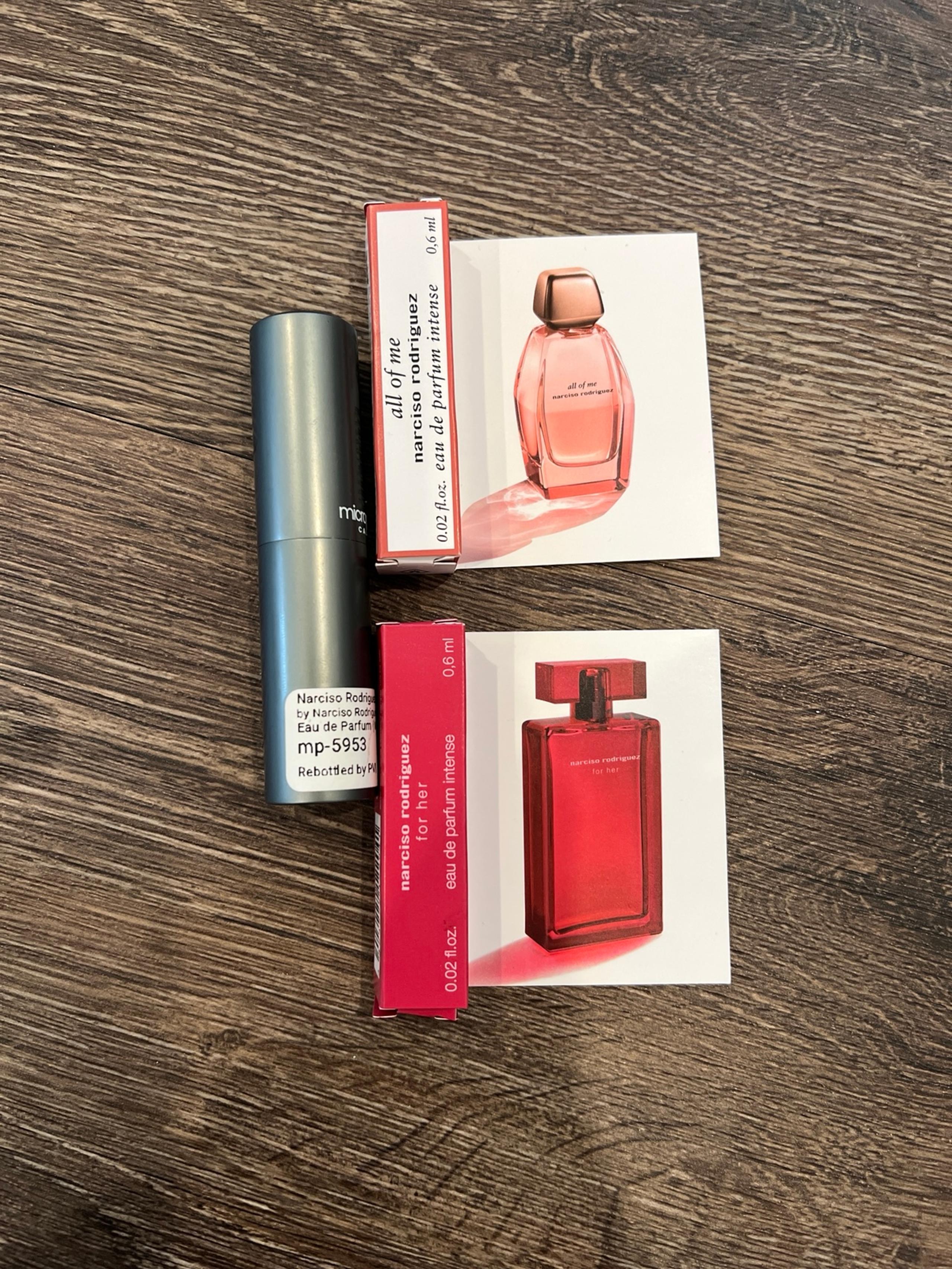 Narciso Rodriguez Perfume Trio – All of Me, For Her Intense, EDP Atomizer