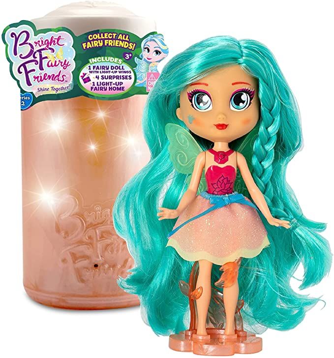 Twinkle Lights Wings, 4 Surprise Doll Accessories and a Night Light for Kids, Gi