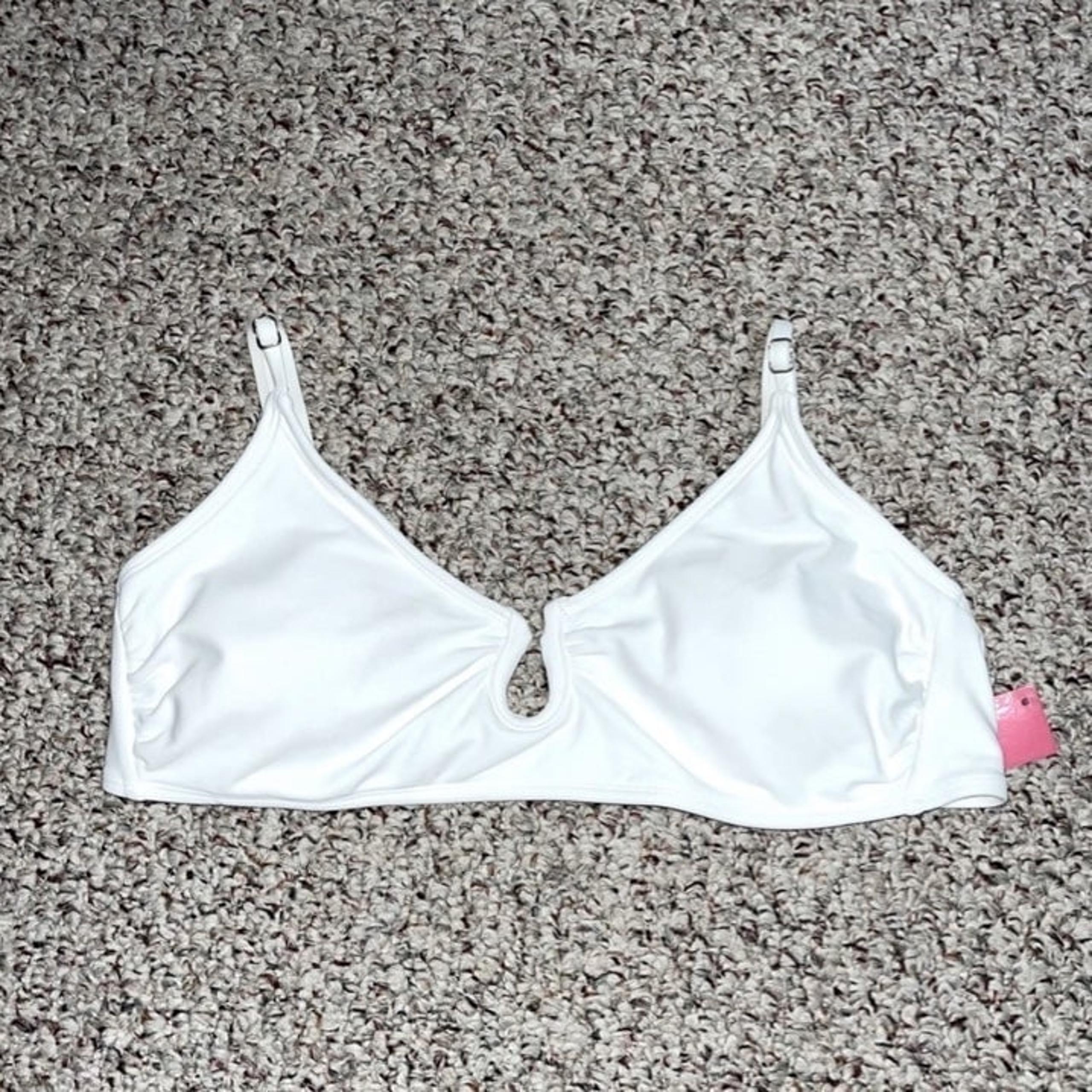 U-Wire White Bikini Swimwear Top XL Xhilaration NWT Adjustable Straps