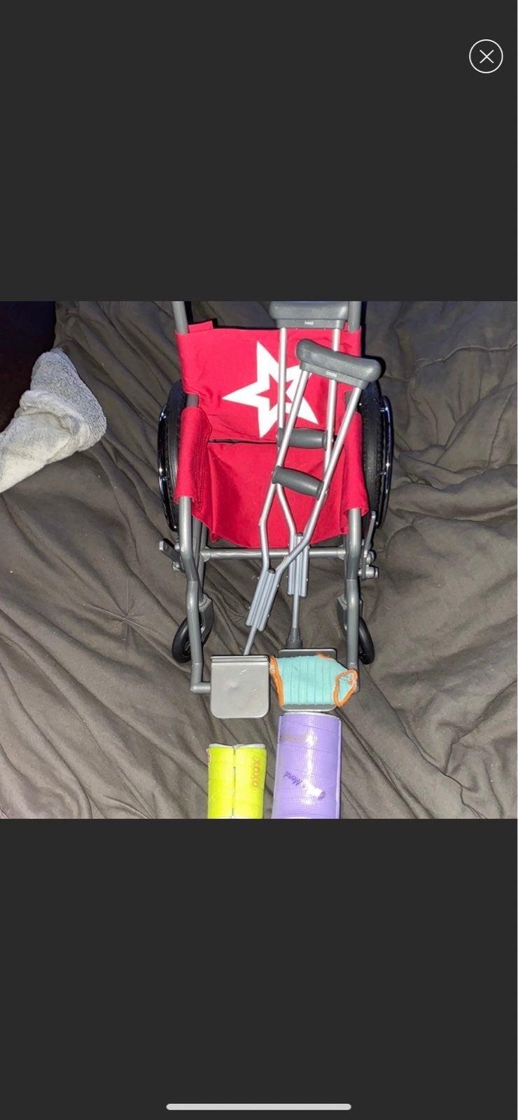 Used American girl hospital set