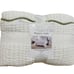 Passport to India Green and White Scallop Edge Cotton King Quilt 106”x92”