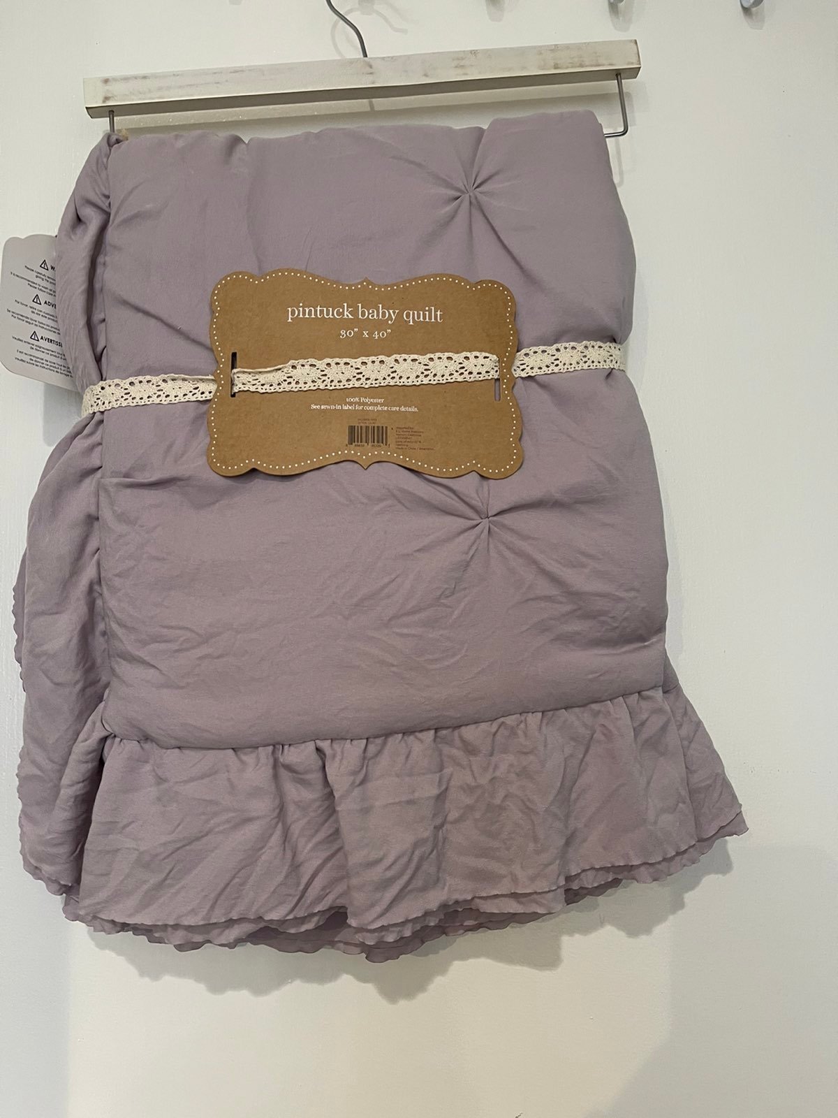 Pintuck Baby Quilt