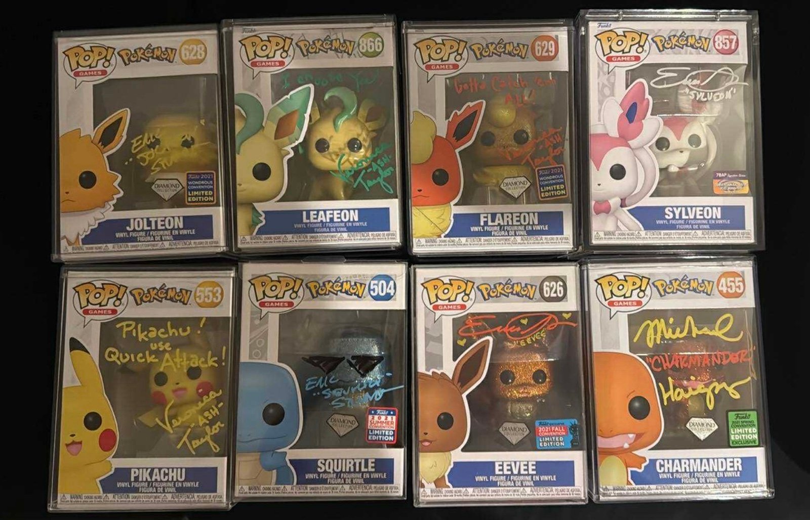 Pokémon Funko Pops (Signed & COAs)