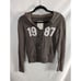 Y2K Aeropostale Hoodie Women's Small 1987 Full Zip Sweater Spellout Preppy VTG