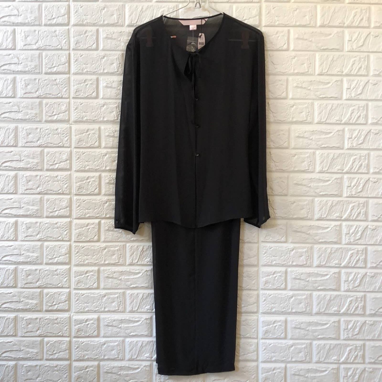 Victoria’s Secret Sexy chiffon sheer top bottoms