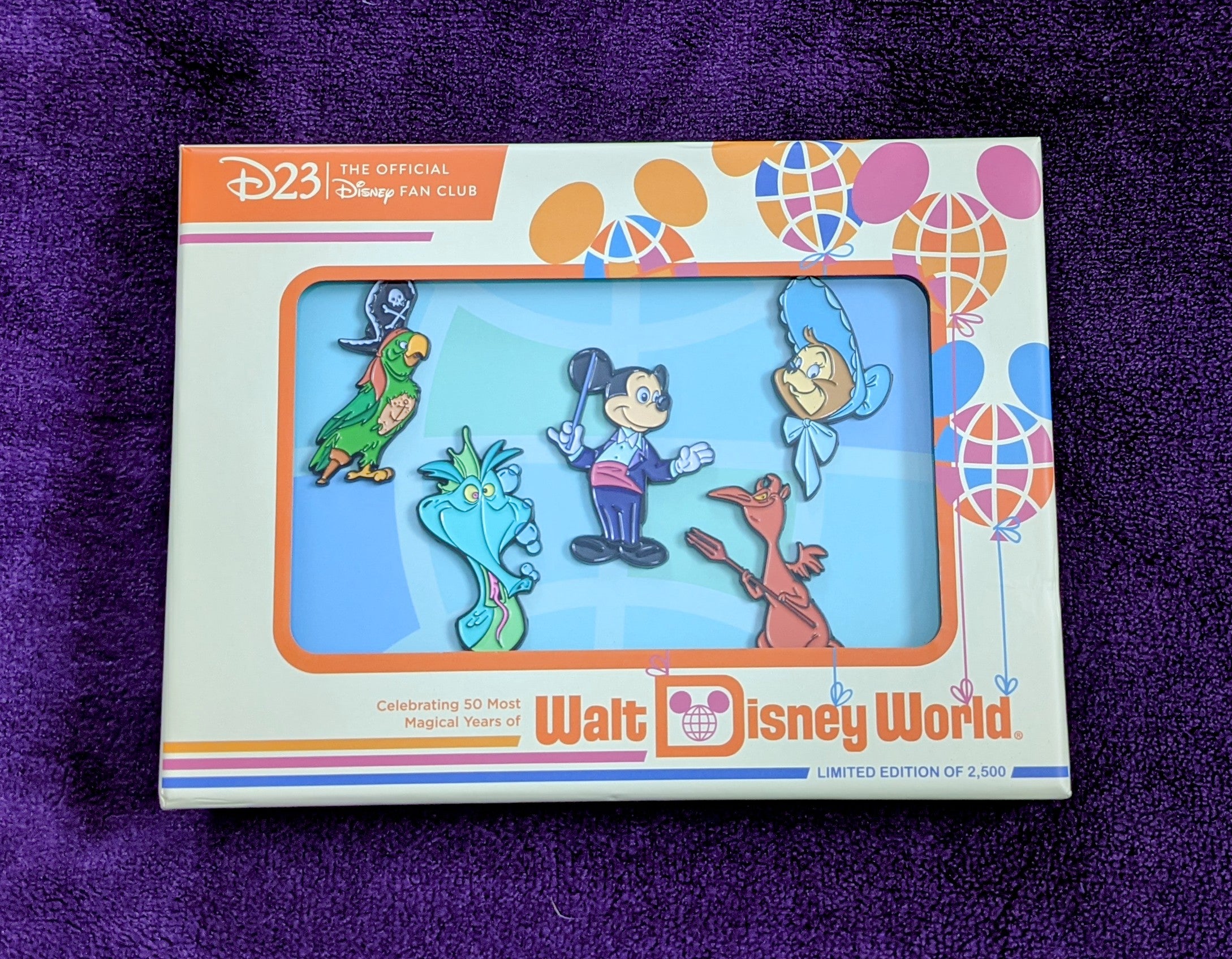 Disney D23 Excl Disney World 50th Pins