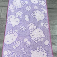 Purple Hello Kitty towel