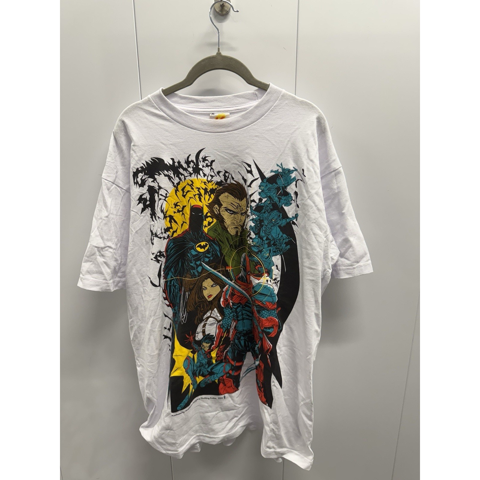 Vengeance Designs Batman, Robin, Deathstroke Super Hero Modern Boot Shirt XL