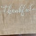 New Nicole Miller Home Thankful Burlap Jute Placemats Set Of 4