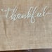 New Nicole Miller Home Thankful Burlap Jute Placemats Set Of 4