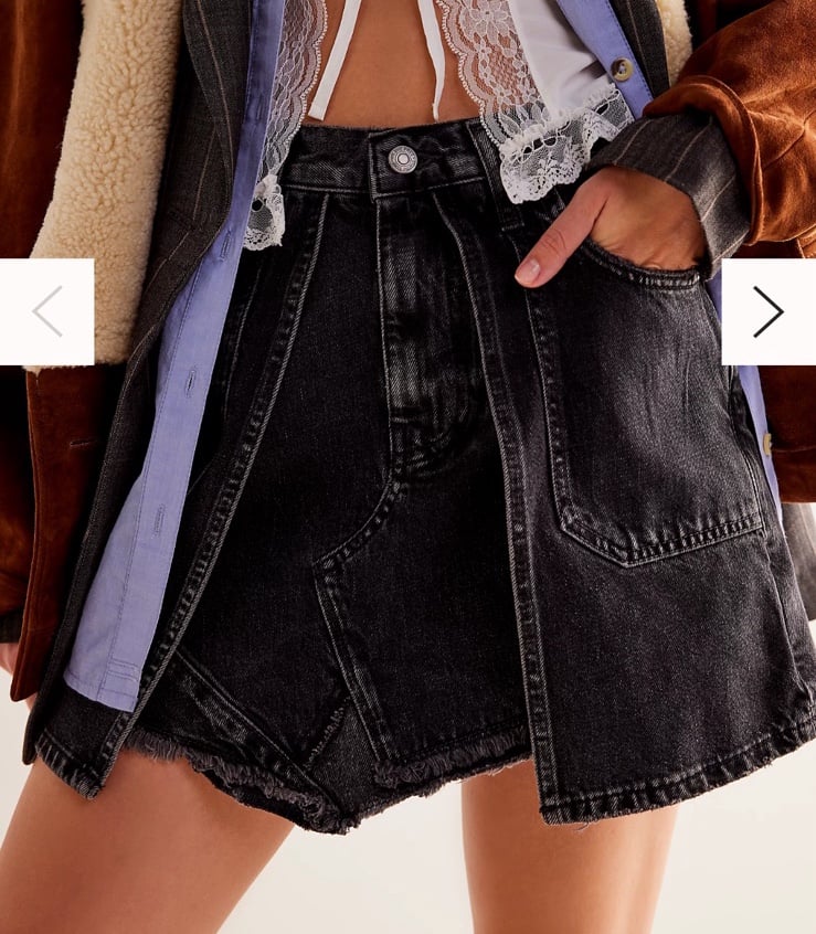 Free People Denim Skirt