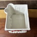 Gingerbread House Christmas Ceramic Cookie Jar with Lid Cherry Candy Cane Tree