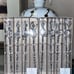 8-NIB FINIAL STYLE ACRYLIC AND SPARKLY BEADED ICICLES ORNAMENTS