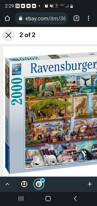 Ravensburger Wild Kingdom 2000 Piece Jigsaw Puzzle