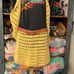 VINTAGE HIPPIE HANDMADE CROCHET MINISKIRT & VEST SET 60's 70's FESTIVAL BOHO