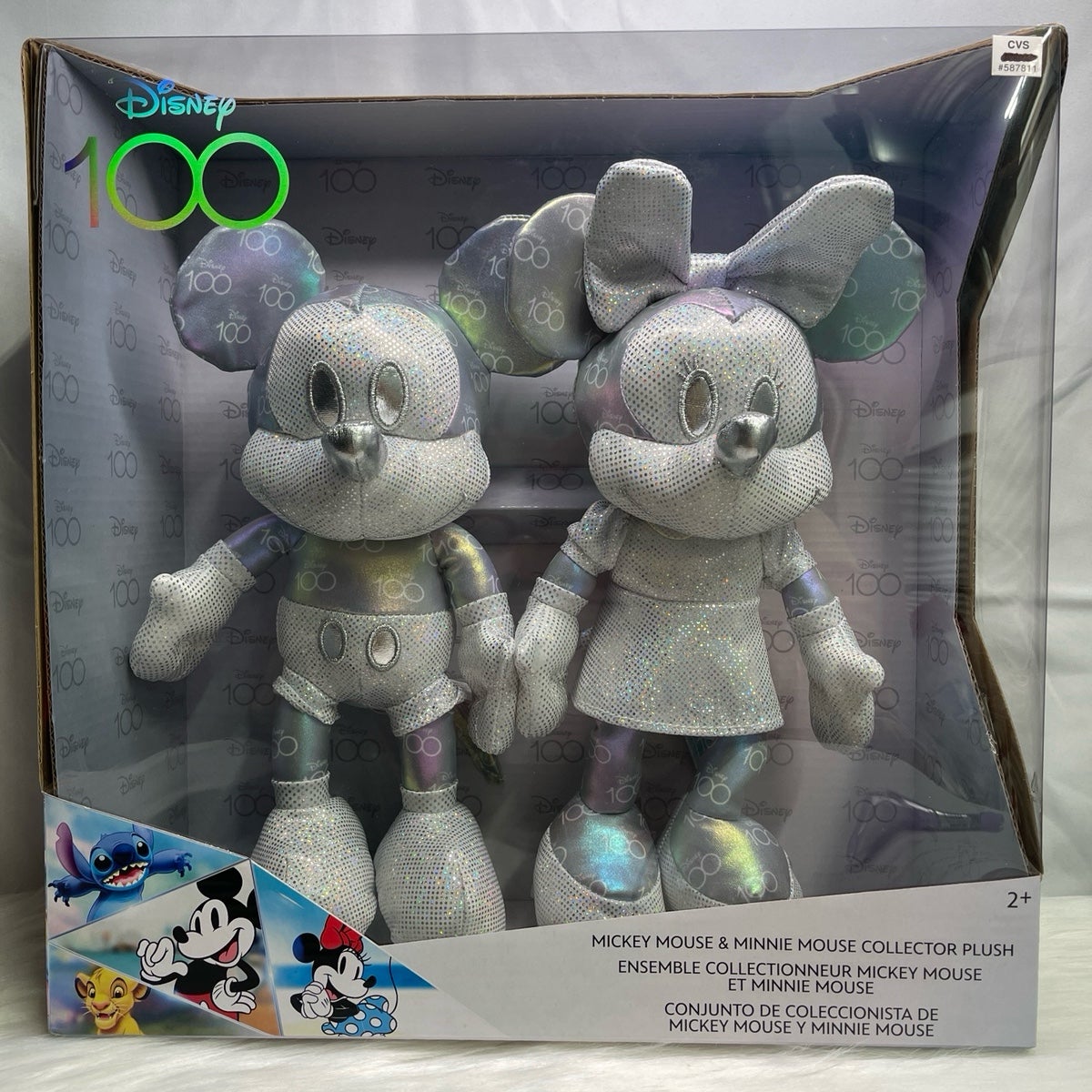 Disney 100 Mickey Mouse & Minnie Mouse Collector Plush