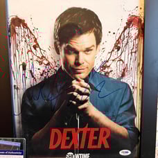 Michael C Hall Autographed Dexter Photograph Poster