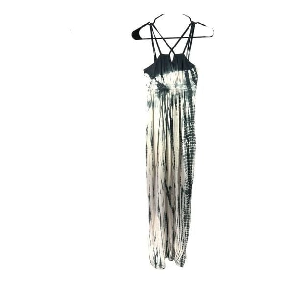 CHASER | NWT S Small Black & White Tie Dye Maxi Dress