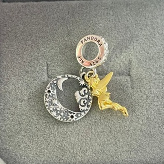 Pandora Disney Tinker Bell Celestial Night Dangle Charm