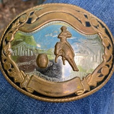 Belt Buckle barrel racer