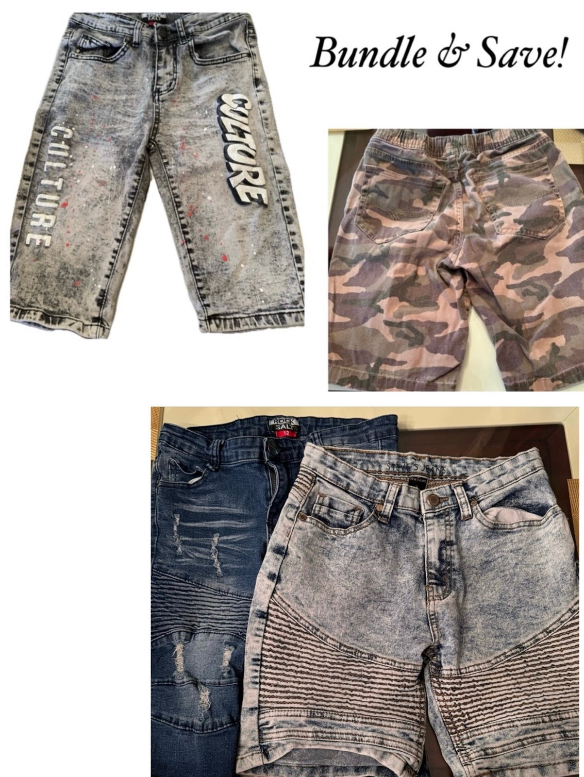 4 Boys Shorts Bundle & Save! Lot of 4
