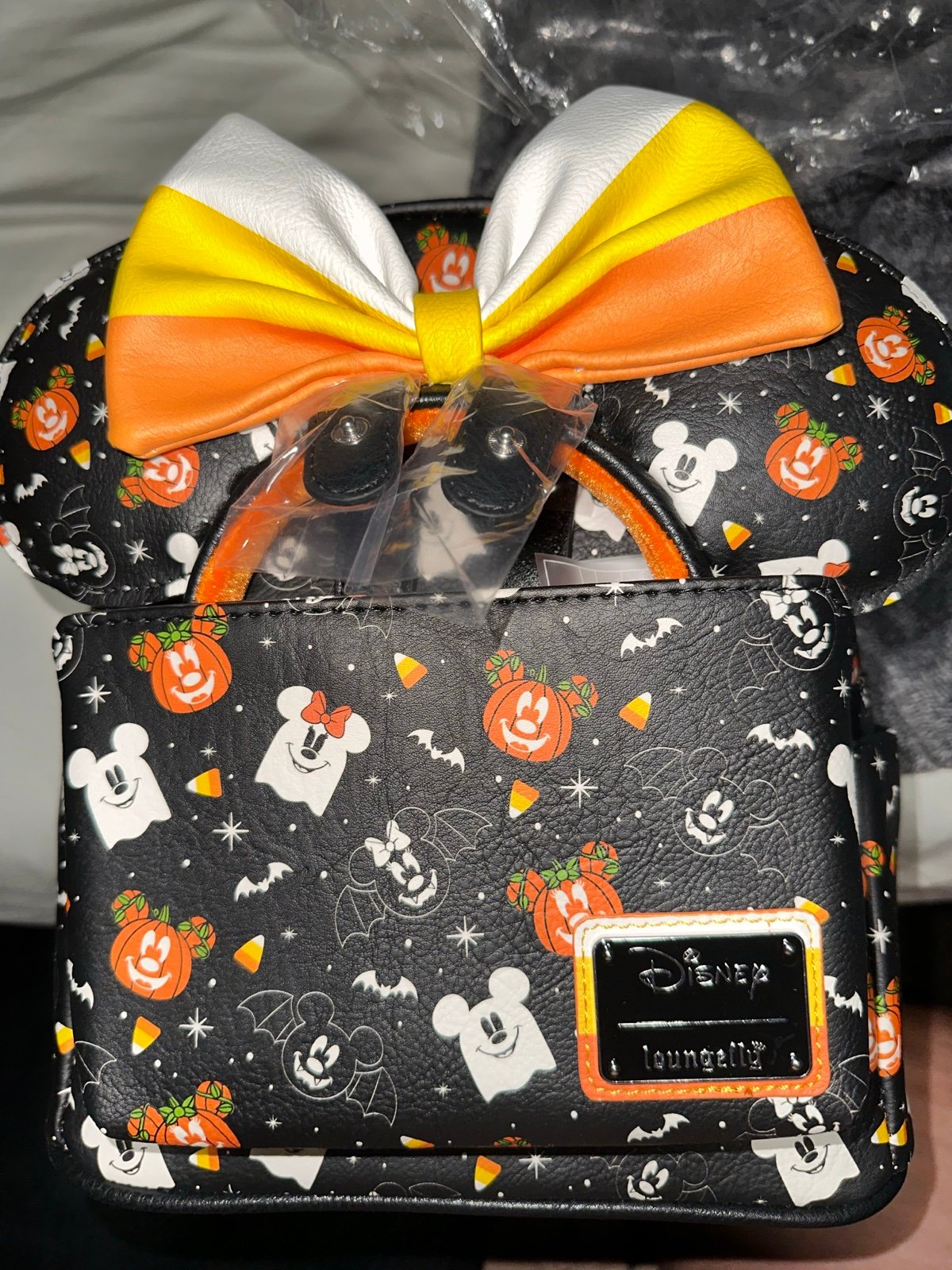 Disney Loungefly Halloween candy corn with ears
