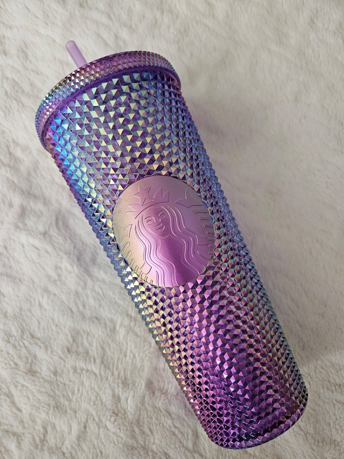 Starbucks Korea Purple Oil Slick Studded Cup
