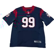 Nike On Field Houston Texans JJ Watt Football Jersey Mens 48 Stitched Navy NFL