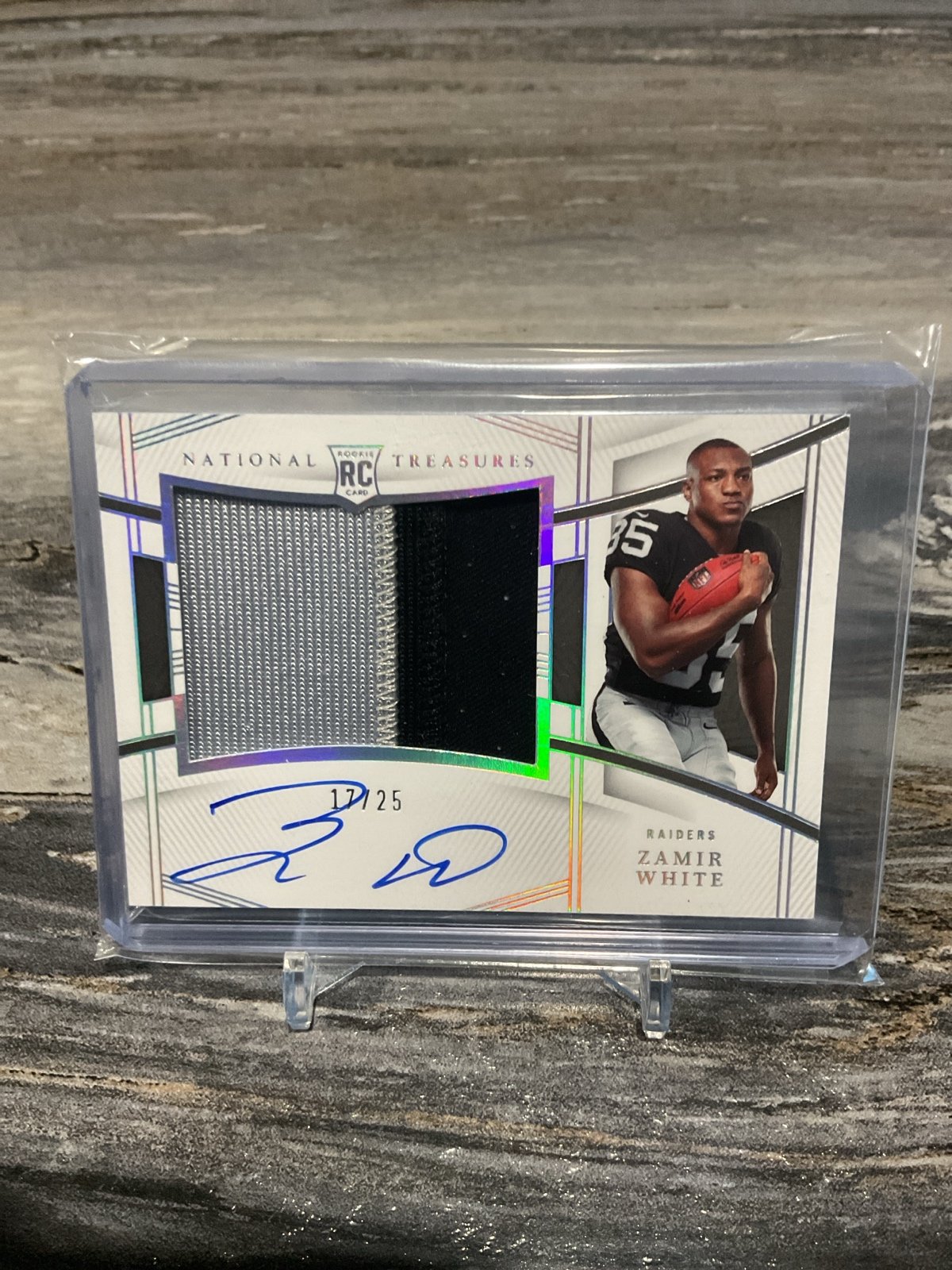 Zamir White On Card Rookie Patch Autograph Card National Treasures 17/25