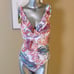 LRL | Paisley Printed Ruffle Surplice Underwire One-Piece Swimsuit 12