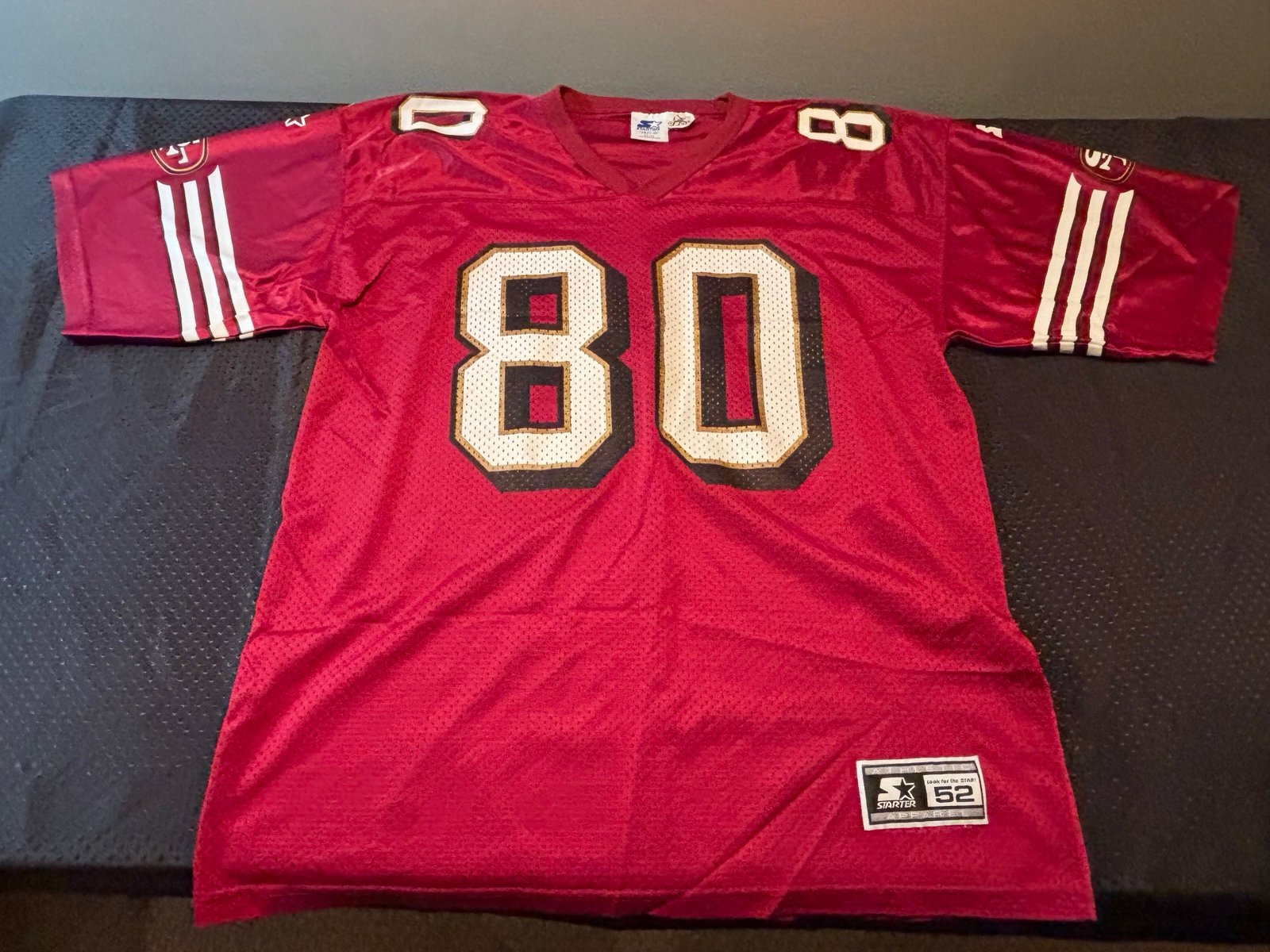 Vintage Starter Jerry Rice 49’ers Red Jersey Size XL 52 Immaculate Made In USA