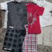 Boys sizes 7, 7/8 & 8 summer clothes lot.