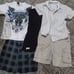 Boys sizes 7, 7/8 & 8 summer clothes lot.