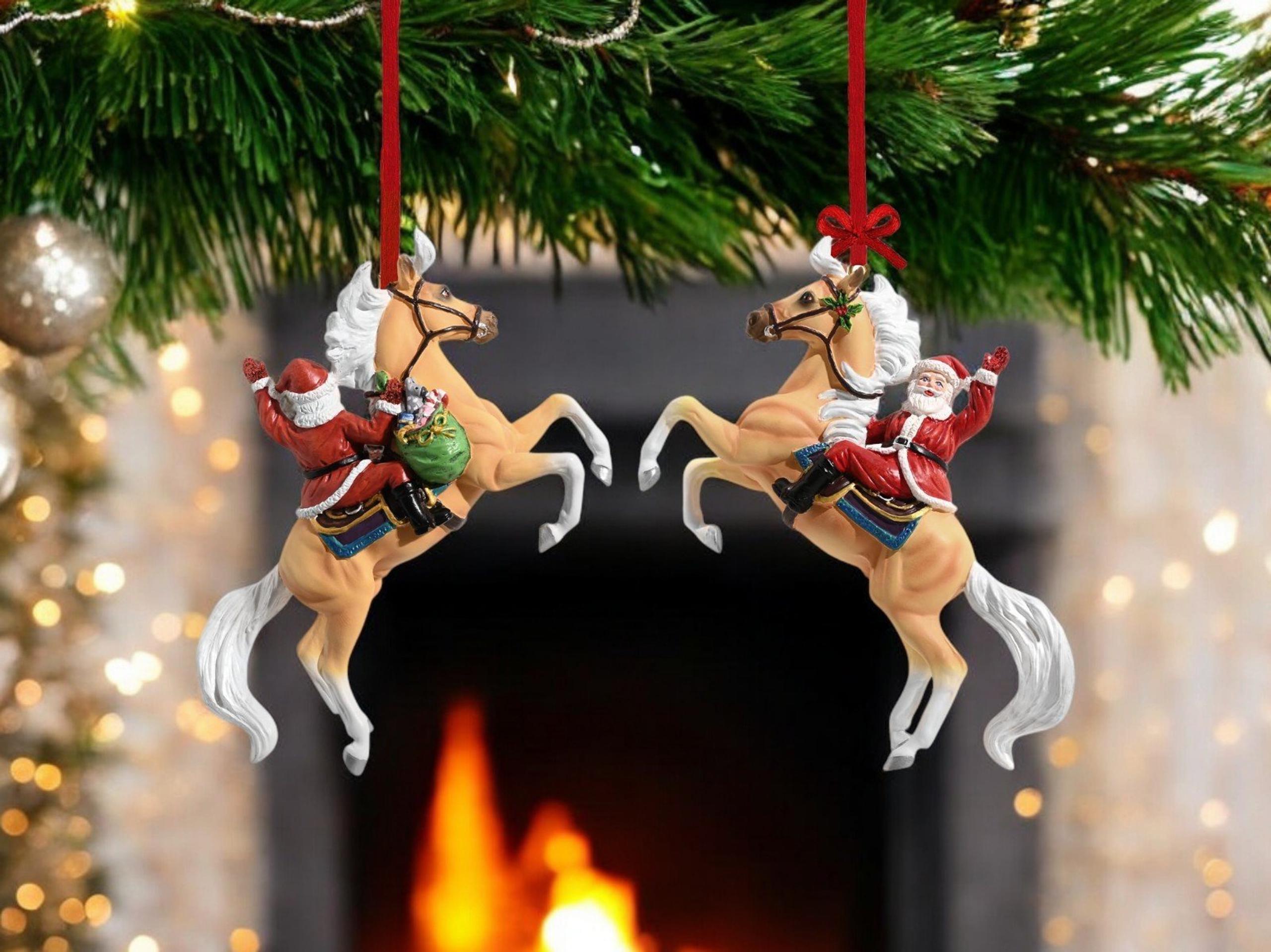 Breyer 2024 ornament Santa horse