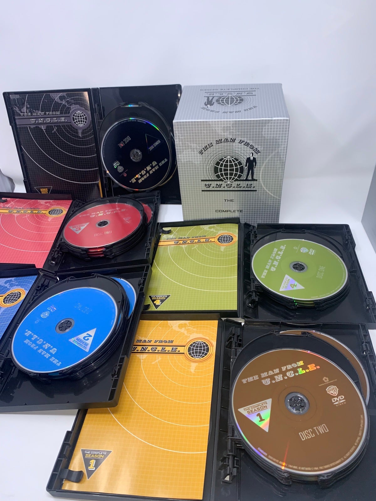 41 DISC SET The Man From U.N.C.L.E. Complete DVD Series Uncle Box Set