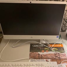 HP 22-inch FHD All-in-One Computer, Intel Celeron G4900T,4GB RAM, 1TB Hard Drive