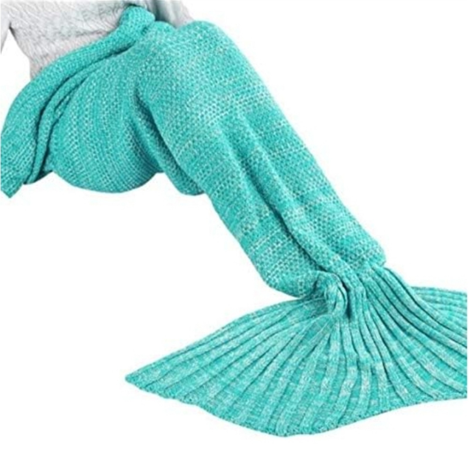 Handmade High Density Crochet Mermaid Tail Blanket