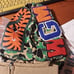A Bathing Ape Bape Camo Shark Full Zip Hoodie Army Green Jacket SzM New with Bag