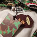 A Bathing Ape Bape Camo Shark Full Zip Hoodie Army Green Jacket SzM New with Bag
