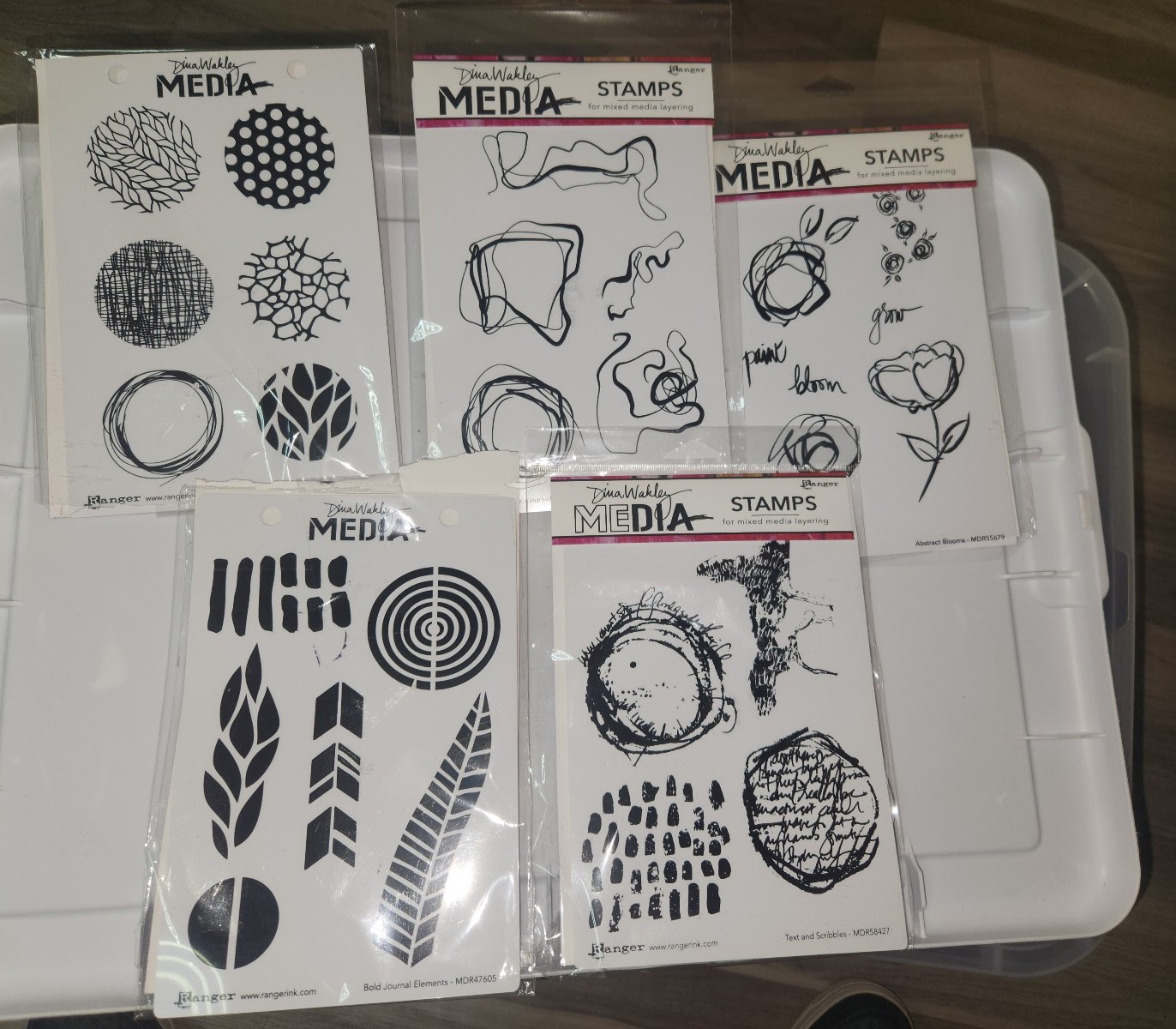 Dina Wakley Stamp Sets