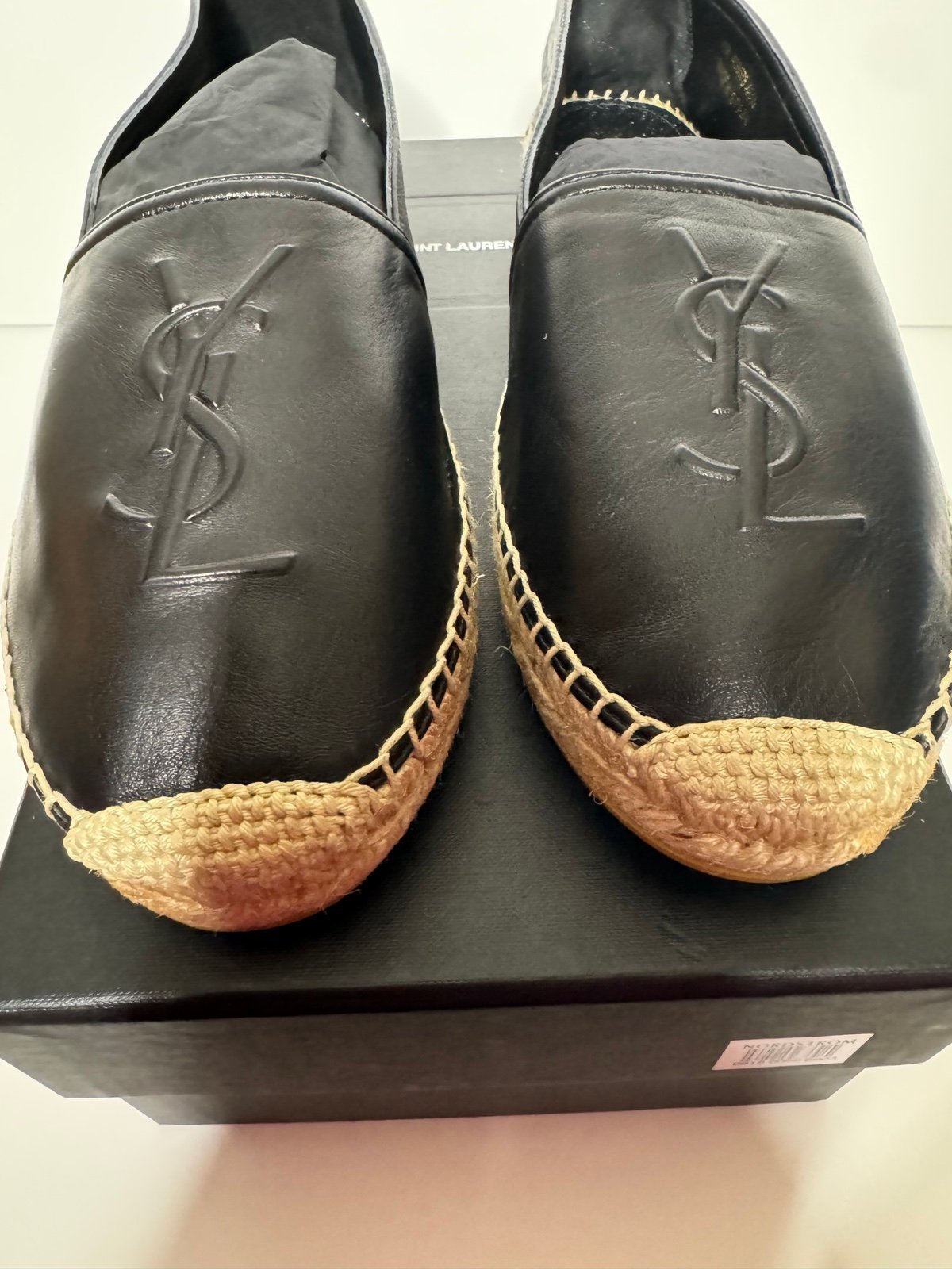 Saint Laurent Espadrilles 10.5 US black