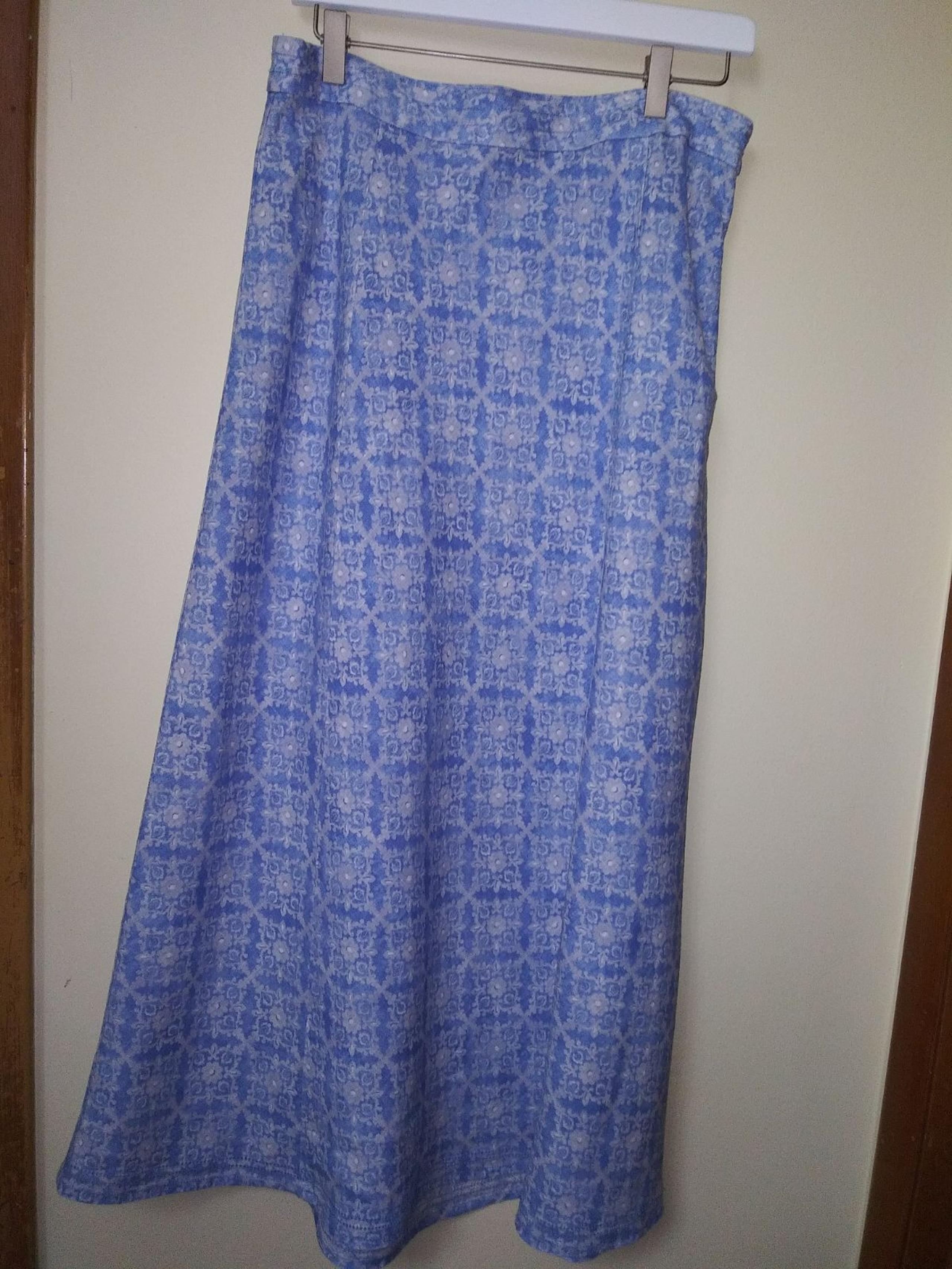 L.L. Bean Linen Maxi Skirt Sz10