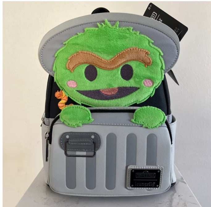 Oscar the grouch Sesame Street Loungefly bag