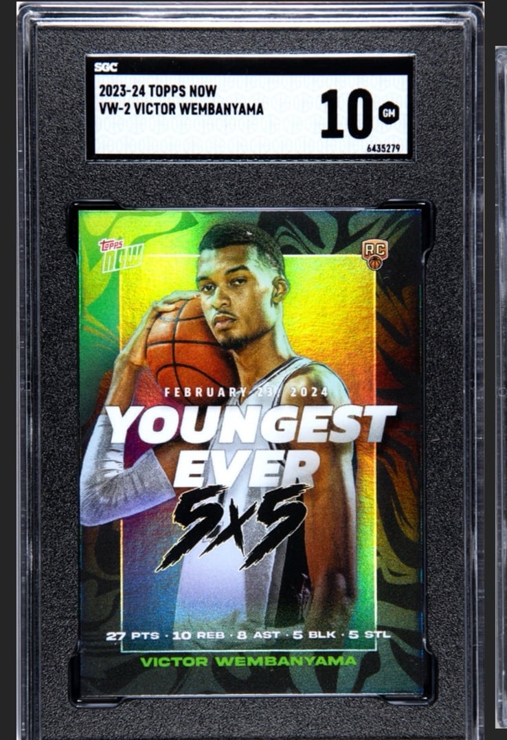 Víctor wembanyama RC Basketball Cards