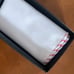 R. Hanauer - Red Whipstitch Border Pocket Square