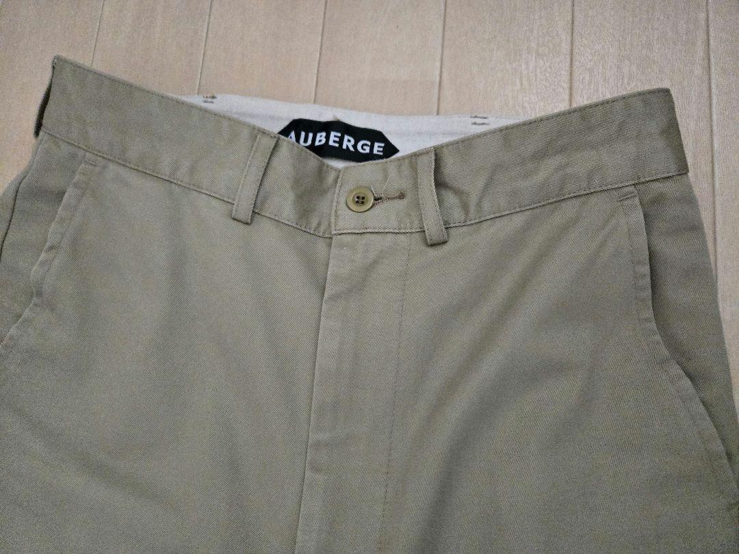 AUBERGE LV Chinos オーベルジュ　チノパンツ　ブラック AUBERGE LV Chinos オーベルジュ チノパンツ ブラック - メルカリ