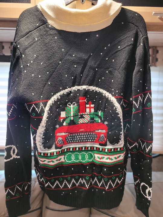Audi Exclusive Ugly Christmas Cardigan Sweater