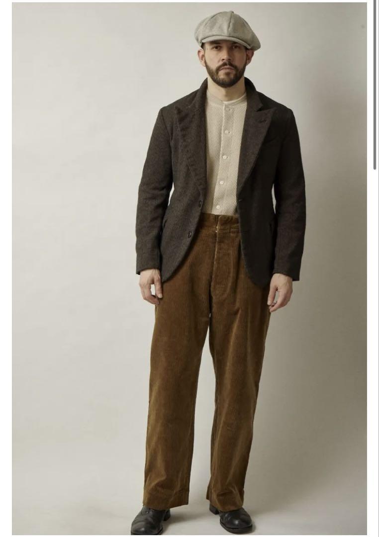 HIBACK TROUSERS BUCKLEBACKHEAVY CORDUROY