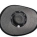 Echo Dramatic Shimmer Paper Sun Hat Wide Brim Black Accents Beach Summer Travel